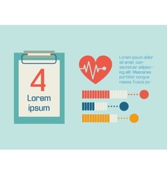 Blood glucose and a1c normal ranges infographic Vector Image