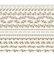 Horizontal elements decoration vector image