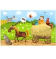 Farm vector image