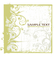 Floral background vector image