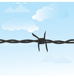 Barbed wire seamless vector image