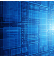 Abstract technology database vector image