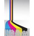 CMYK flow vector image