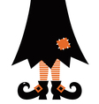 Retro Halloween Witch vector image