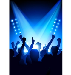 Crowd at concert Crowd at concert vector image