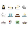 Real estate icons vector image