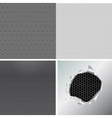 Set metallic background vector image