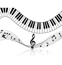 Music staff vector image
