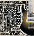 Music background vector image