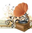 Gramophone illustration vector image