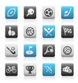 Sports Icons Matte Series vector image