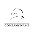 Horse symbol vector image
