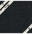 Fragment of asphalt road vector image