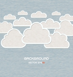 Cloud vector image
