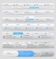 Web Site Menu Navigation vector image