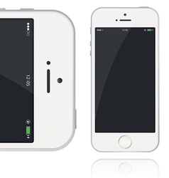 Realistic Phone five vector image