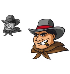Western cowboy vector image