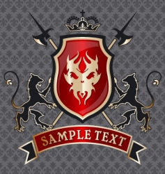 Heraldry shield vector image