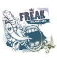 Modern sketchy style image vector image