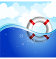 Rescue buoy vector image