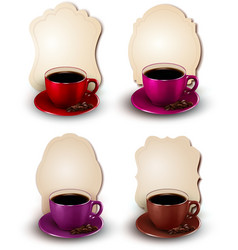 Coffee design template vector image