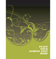 Floral background vector image