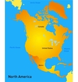 North america North america vector image