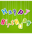For happy birthday card vector image
