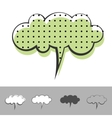 Speech balloon vector image