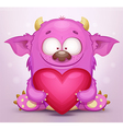 Monster in Love vector image