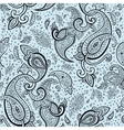 Elegant Hand drawn Paisley pattern vector image