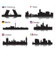 World cities vector image