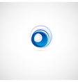 Abstract swirl background vector image