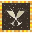 Wine glasses vector image