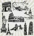 Sightseeing vector image