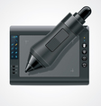 Graphic tablet icon vector image
