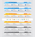Navigation Menus for Website vector image