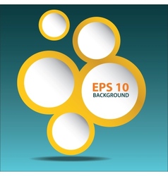 Abstract web design bubble vector image