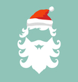 Santa Claus hipster fashion style vector image