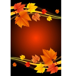 Autumn background vector image
