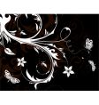 Flower design vector image