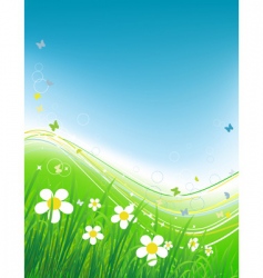 Landscape vector image