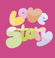 Love story banner vector image