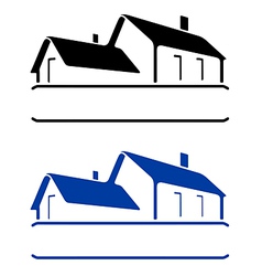 House sign vector image