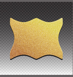 Premium quality golden label over white background Premium quality golden label over white background vector image