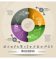 Business Plan Concept Graphic Element vector image