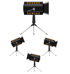 Image spotlights vector image