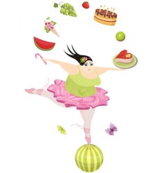 Ballet vector image
