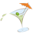Martini vector image