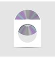 Envelope for CD with window vector image
